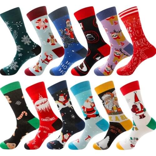 Christmas Decorations Cotton Christmas Socks for Home Xmas Gifts Cristmas Decoration Noel New Year Kerst Natal Navidad 2020