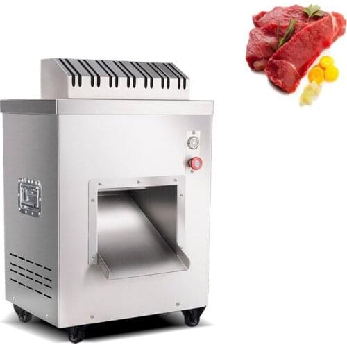 Small Industry Meat Slicer Commercial Meat Cutter Stainless Steel Meat Slicing Machine Meat Shredded/Diced machine