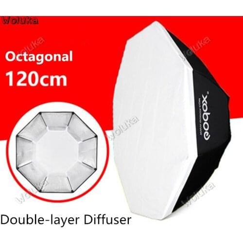 Godox Octagonal softbox 120cm studio Flash Studio lamp double-layer soft hood Bowen Mouth CD50 T03