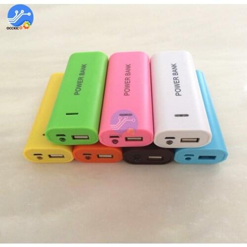 USB power bank supply 18650 battery box 5V1A DIY kit No welding mobile powerbank case mobile phone accessories
