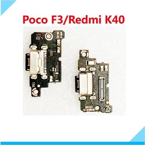 Charging Port Flex Cable For Xiaomi Mi Poco F3 Charge Board USB PCB Ribbon Dock Connector Module Spare Parts For Redmi K40