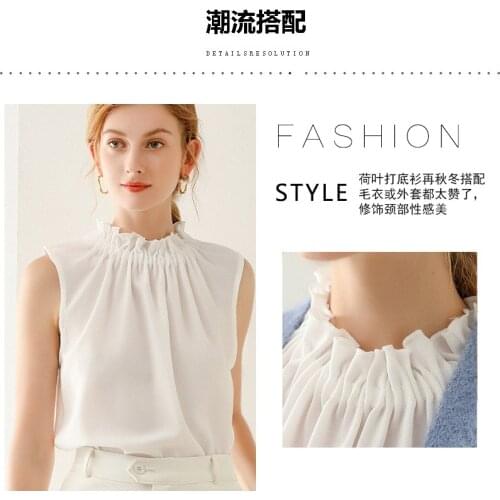 2020 Women Detachable Lapel Fake Collar Women Girls Lolita Doll Double Layer Ruffles Fake Collar Shou Fake Women Vintage Crystal