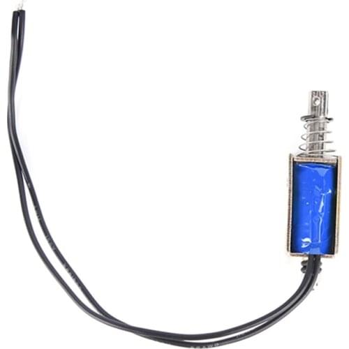 1 Pc DC 12V 300mA 5N/10mm Precise Pull-Push-Type Solenoid Electromagnet JF-0530B