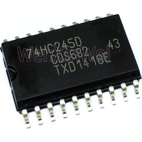 10PCS/LOT 74HC245D SOP20 74HC245 SN74HC245DWR SOP SMD novo e original IC