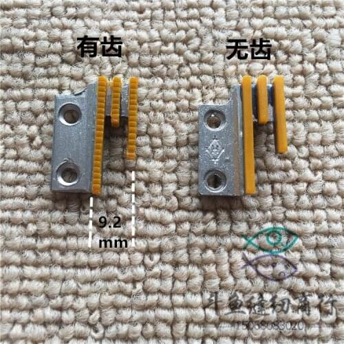 10PCS Sewing machines teeth flatbed cars parallel cars type B teeth plastic gum Oxford teeth cloth three rows of teeth
