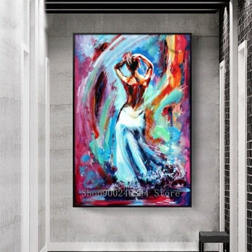 5d round diamond painting Abstract Colorful Nude Girl Women Dancing diy full square drill diamond embroidery painting art FF338