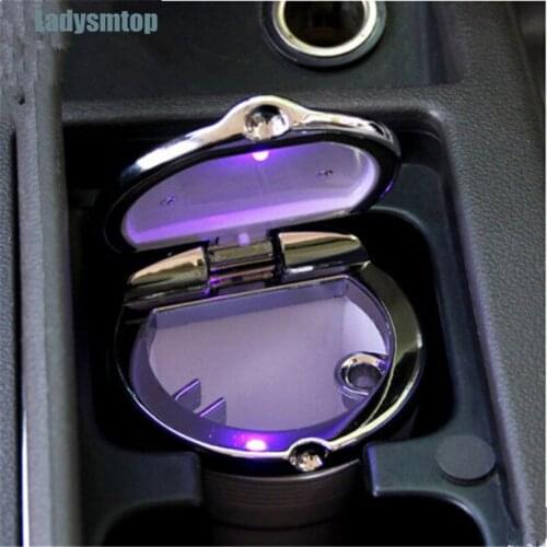 Ladysmtop Car Ashtray with LED Blue Light Case For Dodge Journey JUVC Charger DURANGO CBLIBER SXT DART