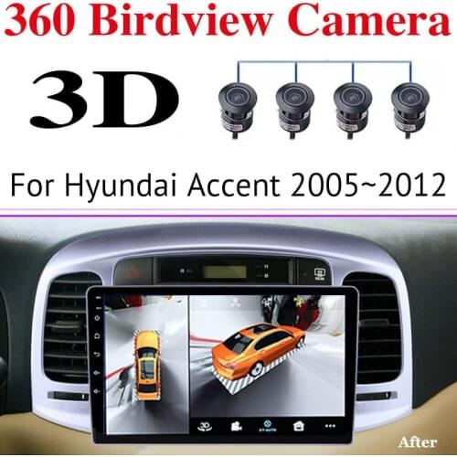For Hyundai Accent MC Super Pony Brio Verna 2005~2012 Car Multimedia GPS Radio Navigation NAVI Player CarPlay 360 BirdView 3D