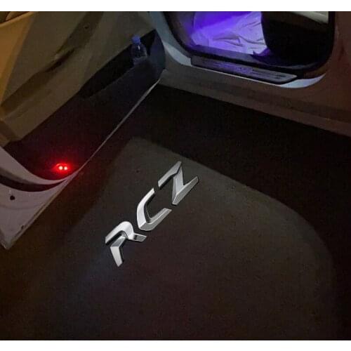 Carbar Car LED Door Logo Light Laser Decoration Shadow Projector Light For Peugeot 408 508 RCZ C4L LED Courtesy Lamps