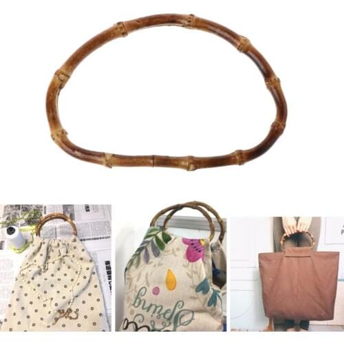 1 x D Shape 15cm Bamboo Purse Frame Bag Hanger Handcrafted Handbag DIY Bags Accessories Jy20 21 Dropshipping