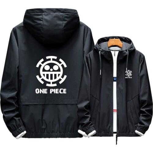 ONE PIECE Cosplay Role Monkey D. Luffy Hoodie Hot Sale Noctilucent Printed Zipper Fashion New Winter Cotton Warm Thick Jacket