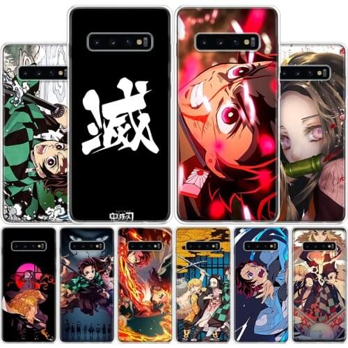 Demon Slayer Kimetsu No Yaiba HD Phone Case For Samsung Galaxy A51 A71 A50S A30S A10 A20E A40 A70 M30S A91 A01 A6 A7 A8 A9 Plus