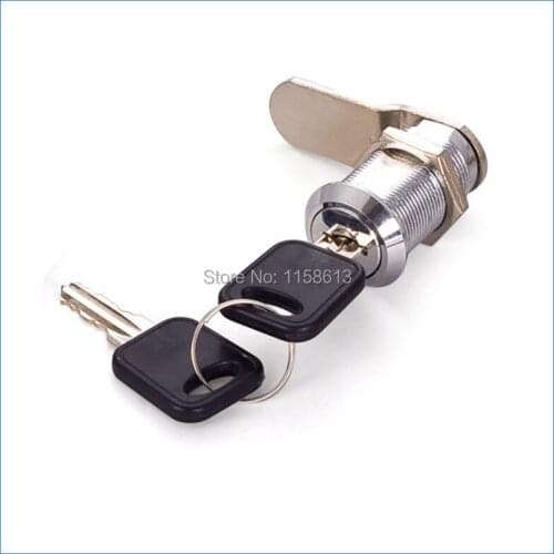 10 pieces 30mm quarter turned keyed alike zinc cylinder locker cabinet door cam lock