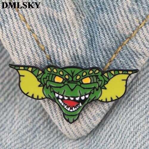 DMLSKY Animal Brooch Cartoon Enamel Pins For Women Men Backpack Pins Personality Metal brooch Kids Pin Charm Jewelry M4076