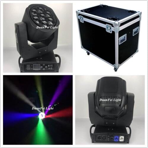 Flightcase) 8lot DJ bee eye beam 7x15w RGBW Moving Head 4in1 zoom LED Moving Light