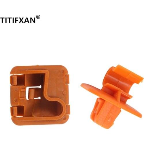 2PCS Auto engine cover support rod fixing bracket base clips For Skoda Fabia Superb Octavia RS Yeti plastic fastener