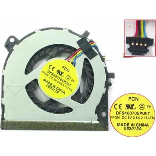 Forcecon DFS400705PU0TFFQM 6WYXV 06WYXV DC 5V 0.50A 4-Wire Server Laptop Cooling Fan