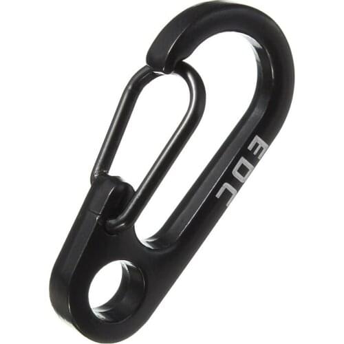 Hot-sale EDC Gear Mini Carabiner EDC Gear Snap Spring Clips Hook Outdoor Survival Keychain Pocket Hiking Climbing Tool SDF-SHIP
