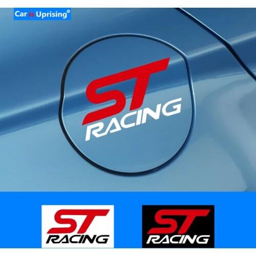 1pcs Sports Mind ST Racing Car Fuel Cap Sticker Decal Car Styling For FORD Mondeo Fiesta Kuga MK2 MK3 MK4 Accessories
