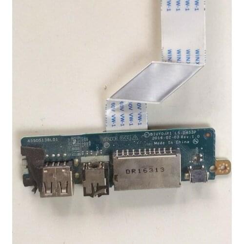 Original FOR Ideapad FLEX 4-1570 Audio USB Card Reader Board LS-D453P 100% tested ok