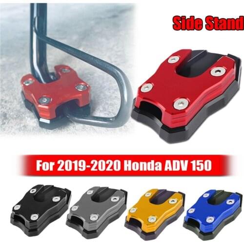 CNC Kickstand Footside Side Stand Extension Foot Plate For 2019 2020 Honda ADV150 X-ADV 150 X ADV 150 Motorcycle Accessories