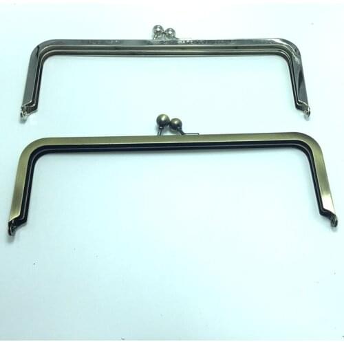 9 x 3 inch Purse Frame with Ball Clasp ,Supply Nickel and antique bronze colour