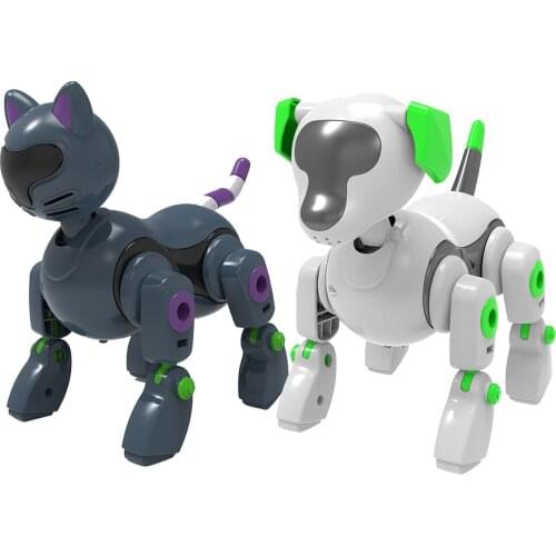 2020 New Remote Control Smart Robot Dog Kids Toy Intelligent Sound sensing RC Robot Dog Electronic Animal Pet kids Gifts