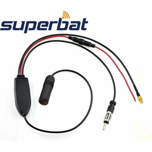 Superbat FM/AM to DAB/DAB+FM/AM Car Radio Aerial Converter/Splitter/Amplifier MCX Connector for Clarity CDAB7-AUTO