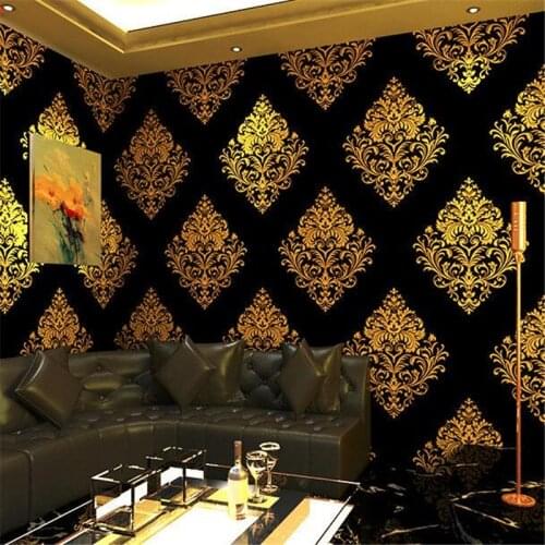 Beibehang Concert hall flashing wall covering 3d reflective special bar theme box corridor European background wall paper