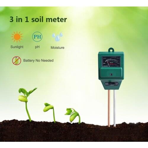 Soil Ph Tester, 3/4 In 1 Ph Light Moisture Acidity Tester Soil Tester Moisture Meter Plant Soil Tester Kit For Flowers #P2