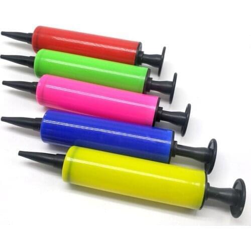 1 PCS Balloon pump Mini Plastic Hand Held Ball Party Balloon Inflator Air Pump Portable Useful Balloon Decoration Tools