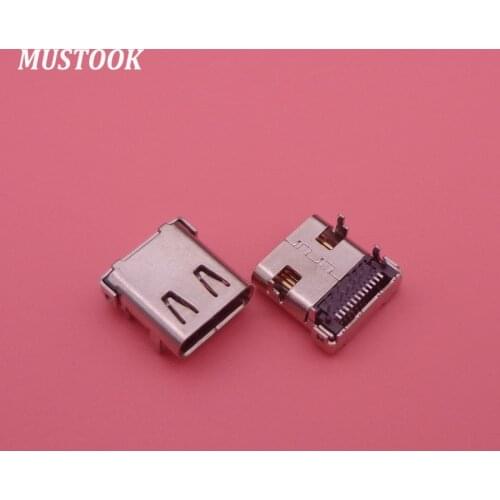 2pcs 24PIN Micro USB 3.1 Female Type C USB-C 24Pin Connector Socket jack Charge port Plug Micro USB 3.1 Port