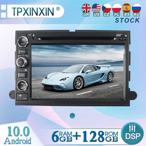 6+128GB For Ford F150 2005-2007 Android 10 Radio Player Car GPS Navigation Head Unit Car Radio with Screen WIFI DSP CARPLAY
