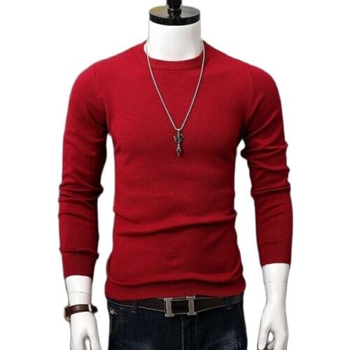 ARCSINX Slim Fit Sweater Men Fashion Fitness Wool Pull Homme High Quality Long Sleeve Men Pullover Winter Hombre Knitwear 3XL