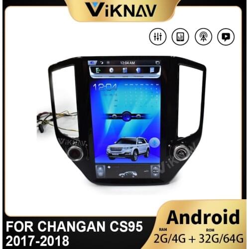 Android car GPS navigation multimedia player for CHANGAN CS95 2017 2018 car GPS radio player stereo head unit