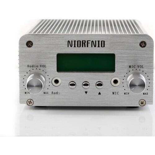 Free Shipping Manufactory Price NIO-T6A 1W/6W Transmissor FM PLL Stereo Radio Transmitter for Radio Station Broadcasting