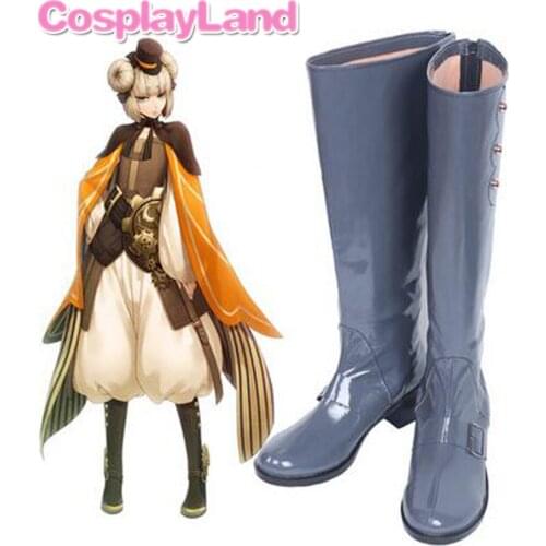 Code Realize Cardia Cosplay Boots Shoes Anime Party Cosplay Boots Custom Made Men Shoes