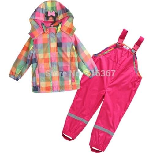 Free Shipping- retail Topolino kids wind suit jacket & pants,windbreaker /water resistance suit, kids windproof set(MOQ: 1 set)