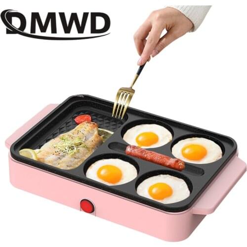 Electric Eggs Hamburger Baking Machine Griddle Red Beans Cake Pie Crepe Maker MINI Breakfast Pancake Omelette Egg Frying Pan EU