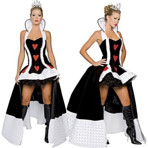Code red heart queen queen uniform Halloween costume witch costume vampire demon ds costume
