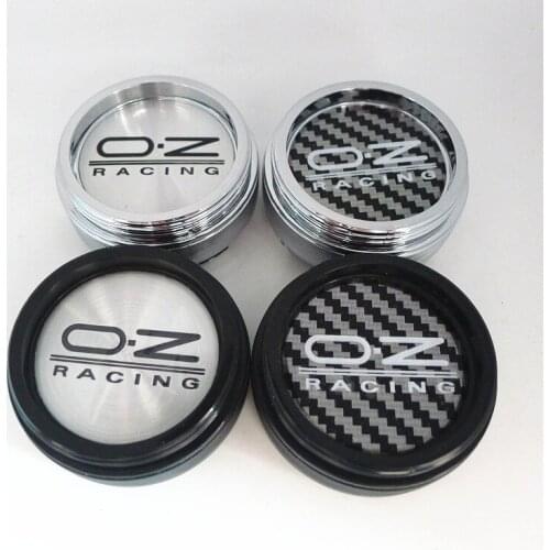 4Pcs 60mm For OZ Racing Wheel Center Hub Caps Car Styling Cover 45mm Emblem Badge Logo Auto Rims Cover Accessories