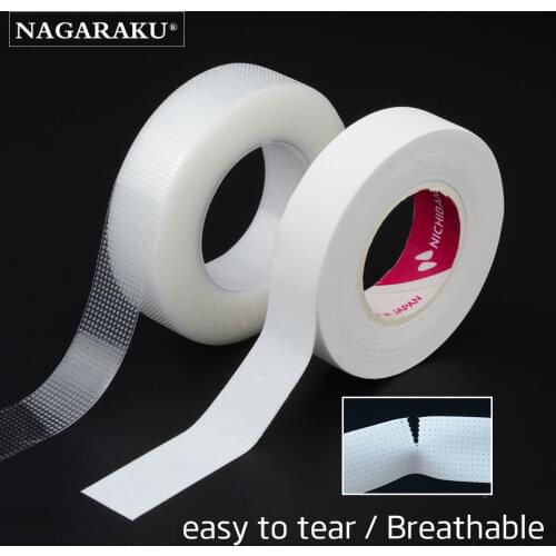 NAGARAKU 6 Rolls Lash Tape Breathable Easy to Tear Isolation Eyelash Extension Under Eye Pad Tape PE Adhesive Grafting Tape
