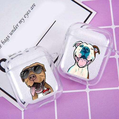 Cute Pitbull Bulldog Aesthetic Art Soft Silicone Case For Airpods Pro 2 1 Bluetooth Wireless Earphone Cover Charging Box Bag