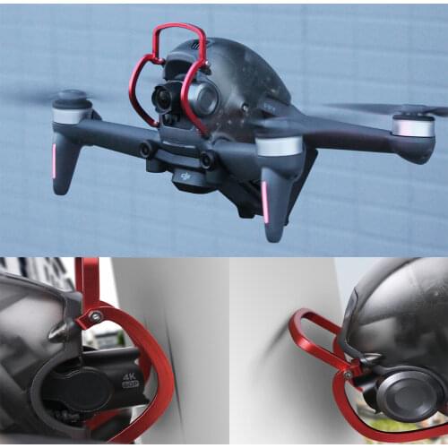 New Upgraded DJI FPV Gimbal Bumper All-round Aluminum Alloy Gimbal Guard Shockproof Drone Top Protection for DJI FPV Accessories