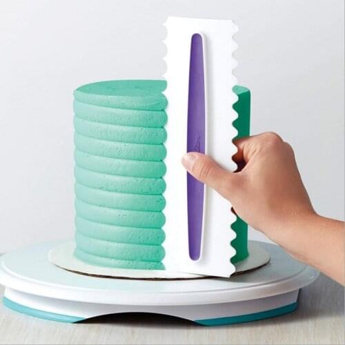 Baking & Pastry Tools Icing Comb Set Plastic Fondant Spatulas Cake Scraper Baking Decorating Cake Kitchen Utensils