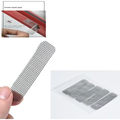 Window Repair Tape Window Screening Waterproof Patch Self-adhesive Anti-Insect Door Mosquito Net Mesh Broken Holes Repair Tape