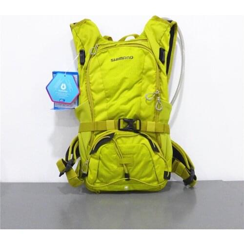 Shimano UNZEN series backpack hydration cycling pack with Hyarapak reservoir 6L