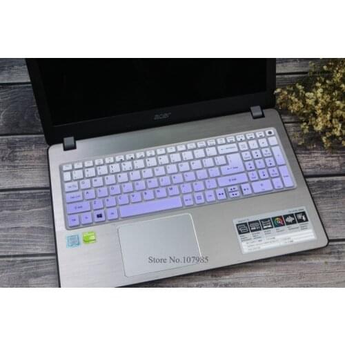 15.6 17.3 inch Silicone laptop Keyboard Cover Protector For Acer Aspire A315-41G EX2520G TX520 TMTX520 TMP258 TMP278 T5000