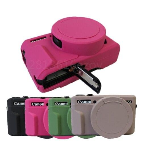 Nice Soft Silicone Rubber Lightweight Camera Video Bag for CANON G7XII G7X-II G7X2 Camera case Protective Body Cover Skin