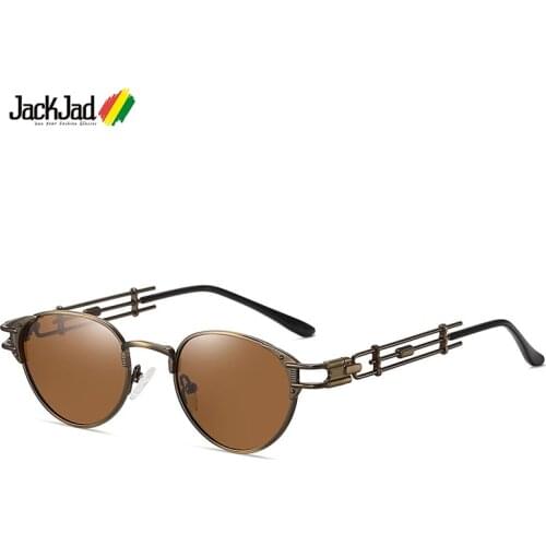 JackJad Vintage Classic Gothic SteamPunk Style Polarized Sunglasses Mechanical Metal Brand Design Sun Glasses Oculos De Sol 921